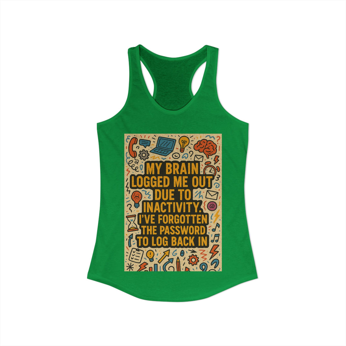 Logged Out Women's Racerback Tank