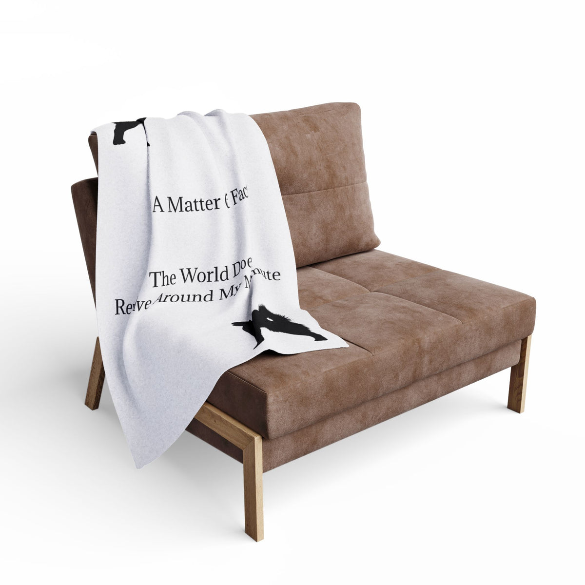 Matter Of Fact Malamute Arctic Fleece Blanket