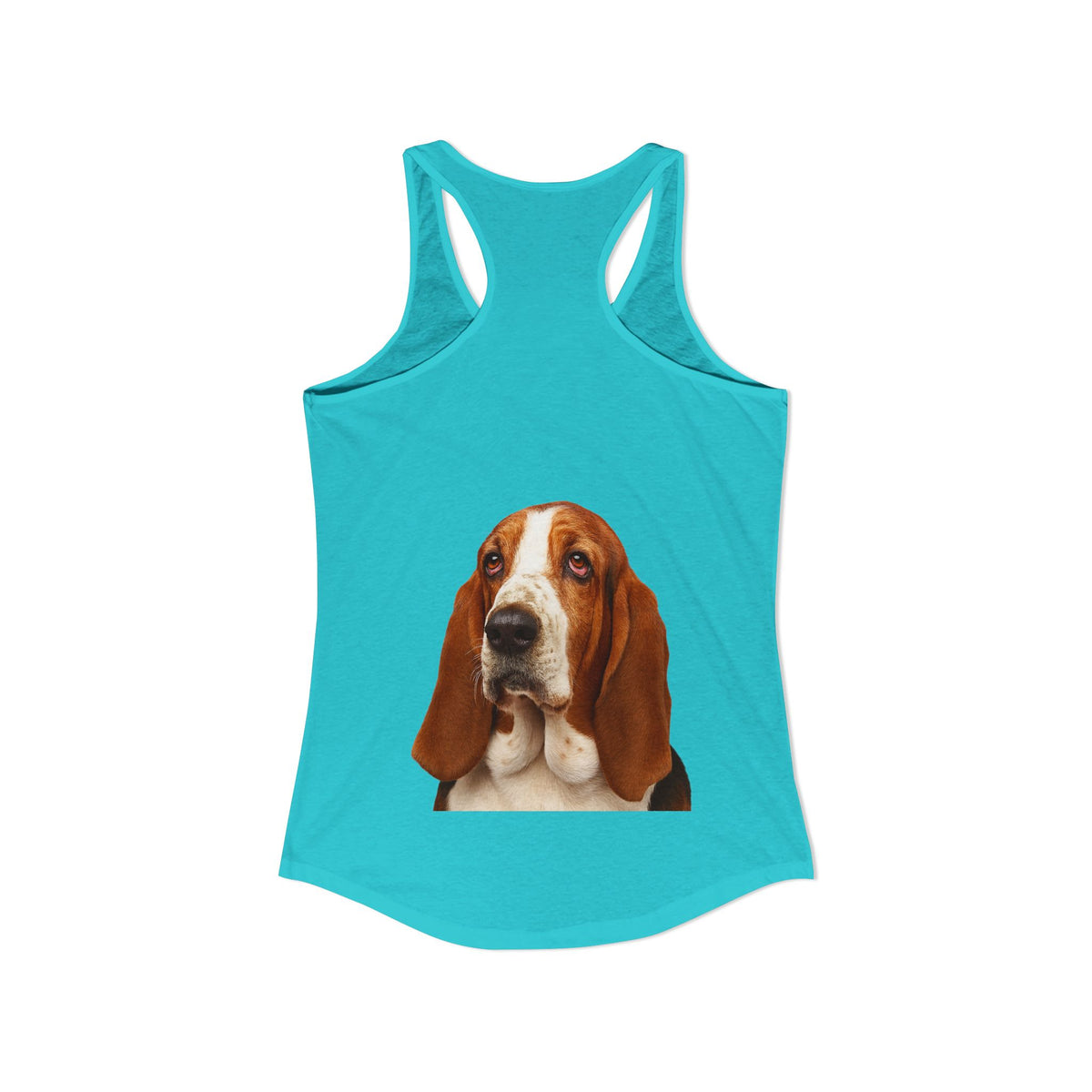 Basset Head Women's Racerback Tank