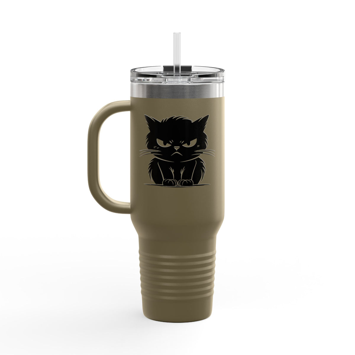 Angry Cat Insulated Travel Mug