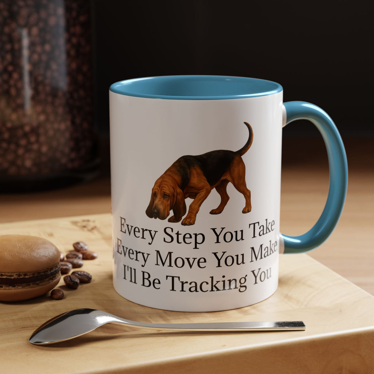 Tracking You 2-Tone Coffee Mug