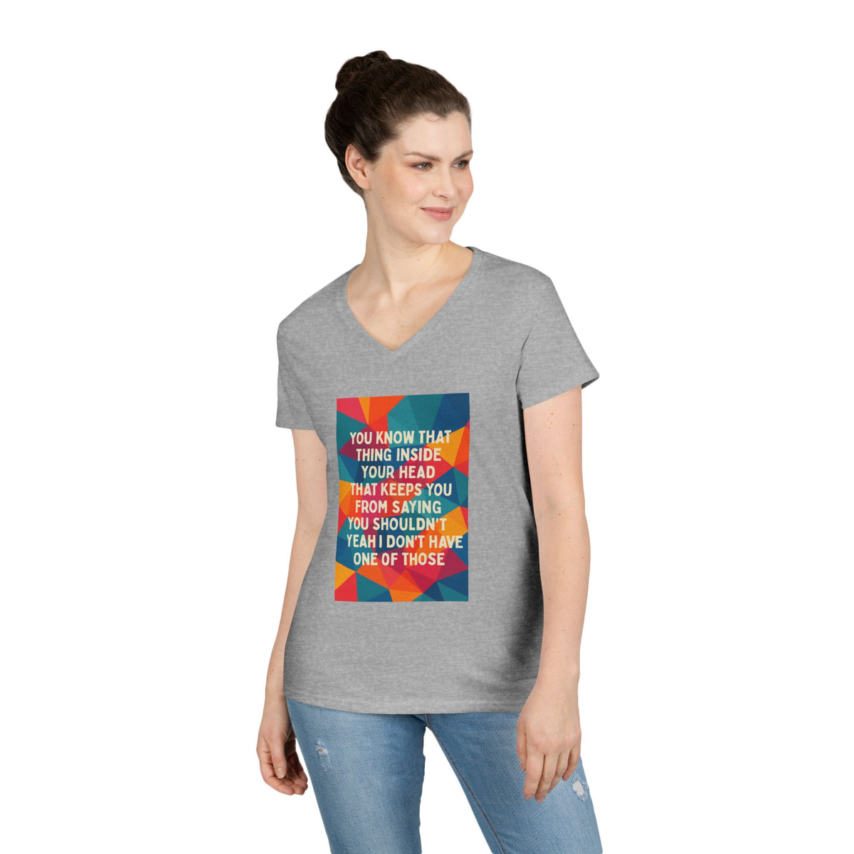 No Filter Women's V-Neck Tee