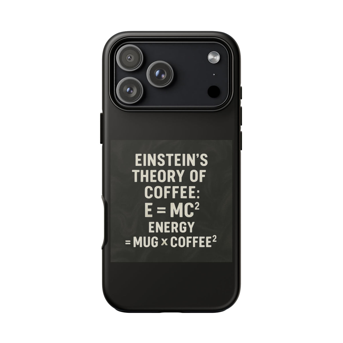 Einstein's Theory Of Coffee iPhone Case