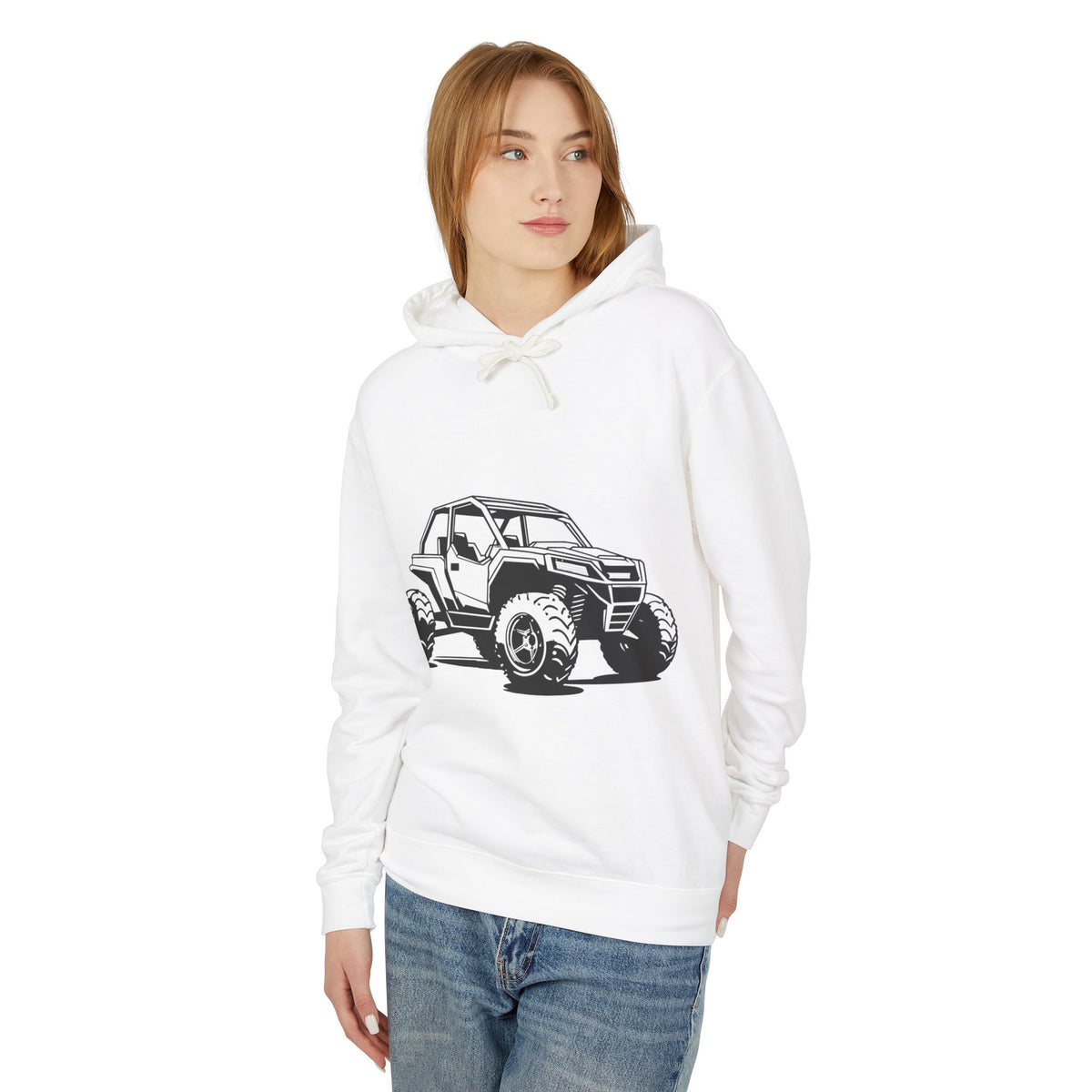 Off The Beaten Path Side By Side Unisex Lightweight Hoodie