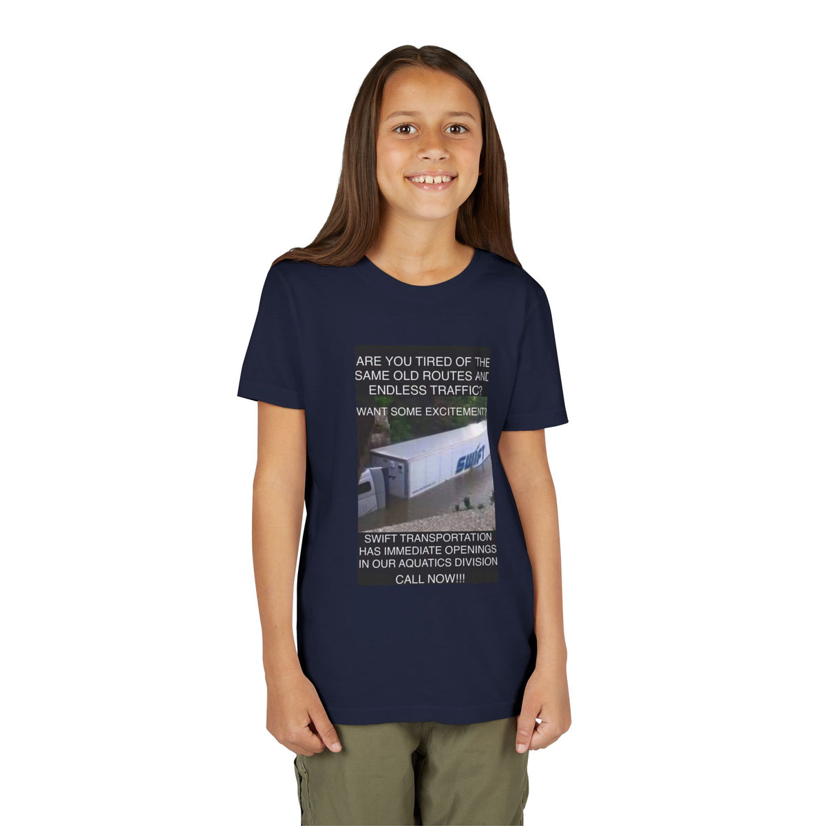 Swift Aquatics Youth Unisex Short Sleeve Crewneck Tee