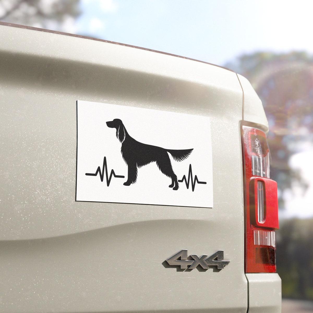 My Heart Beats For English Setters Indoor/Outdoor Magnet