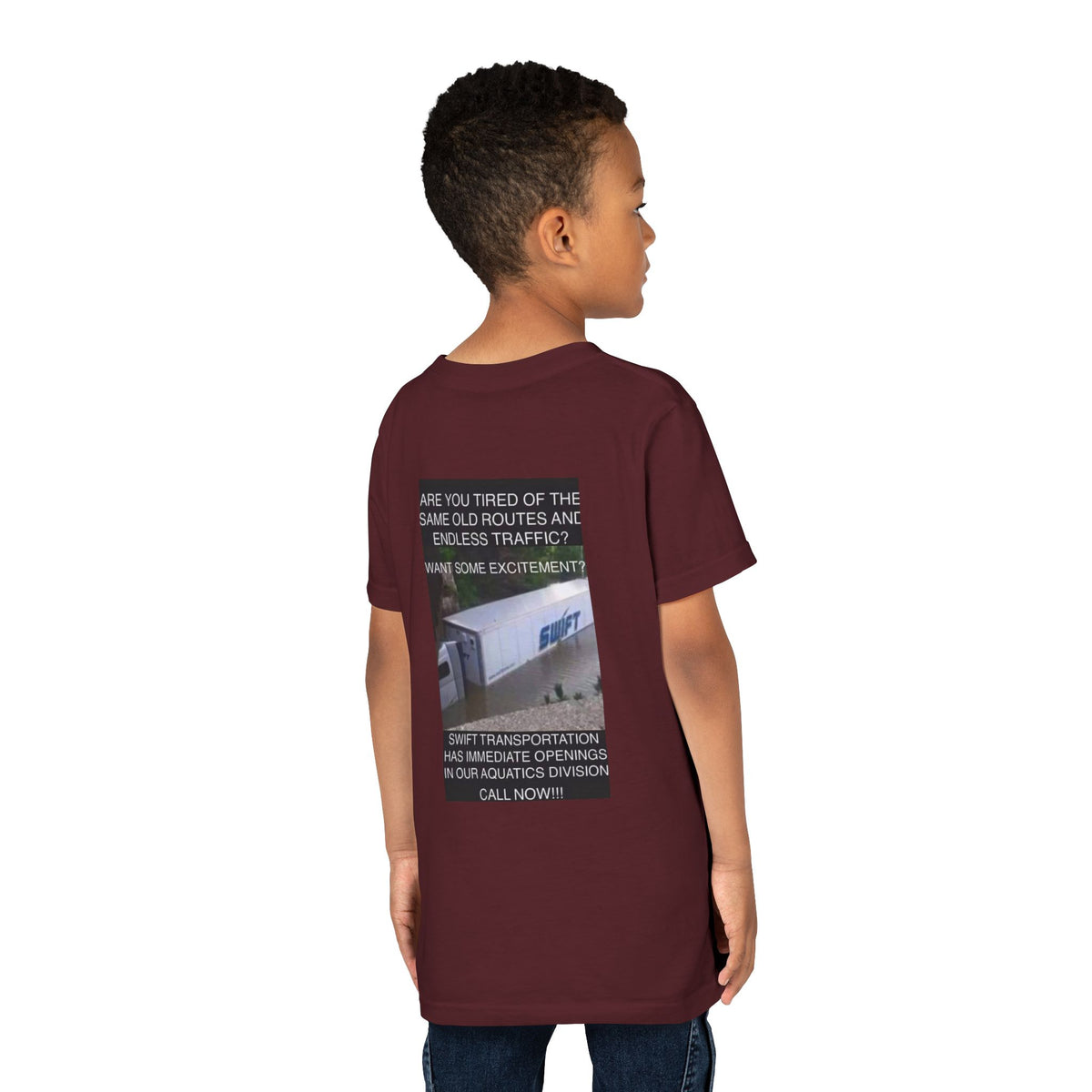 Swift Aquatics Youth Unisex Short Sleeve Crewneck Tee