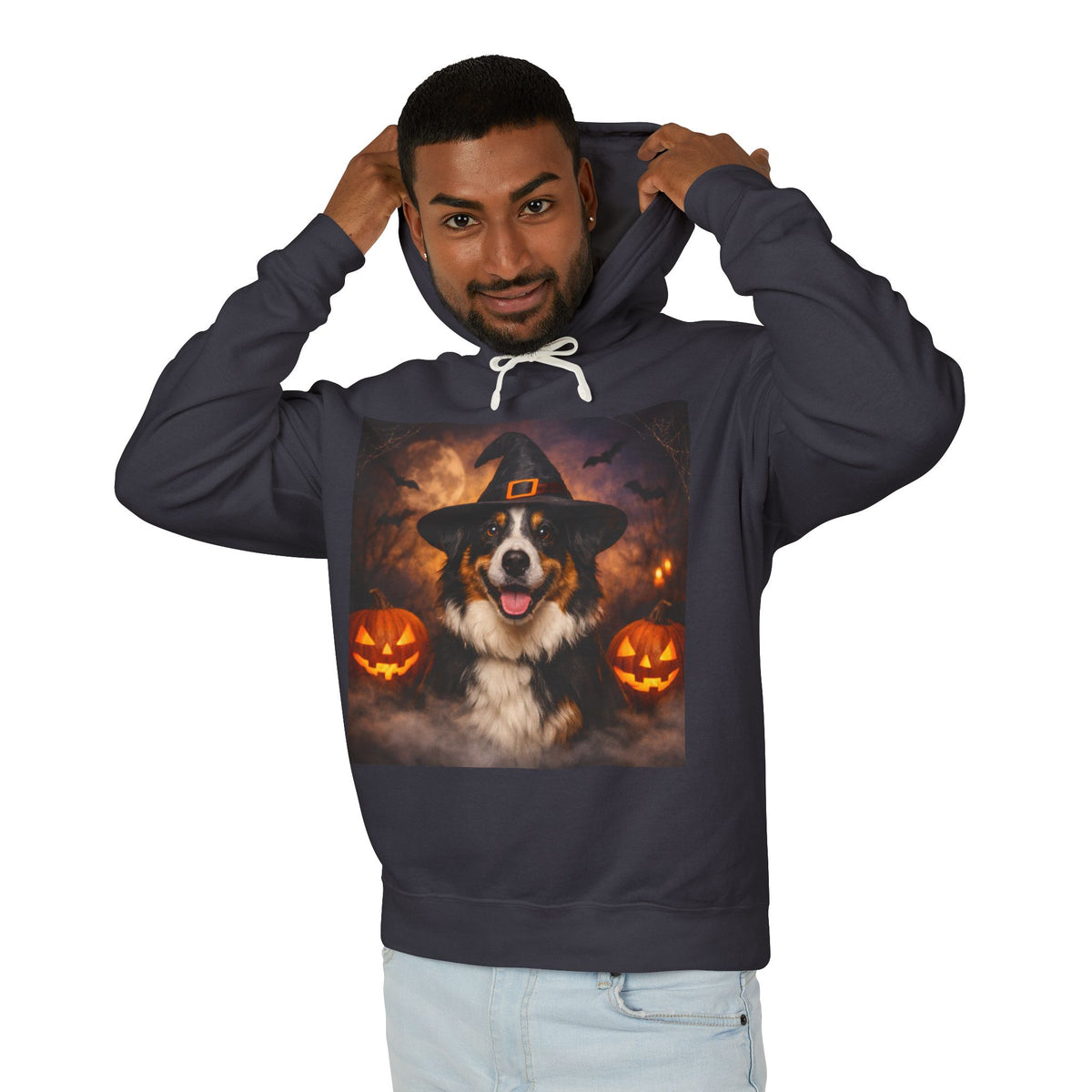Witch Hat Pack Aussie Unisex Lightweight Hoodie