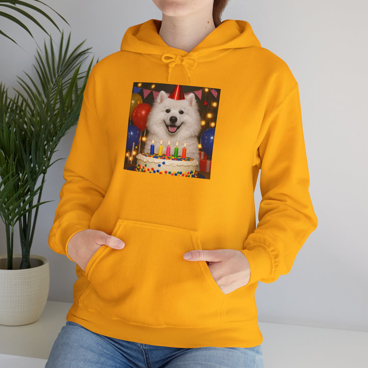 Birthday Buddy Samoyed Unisex Hoodie