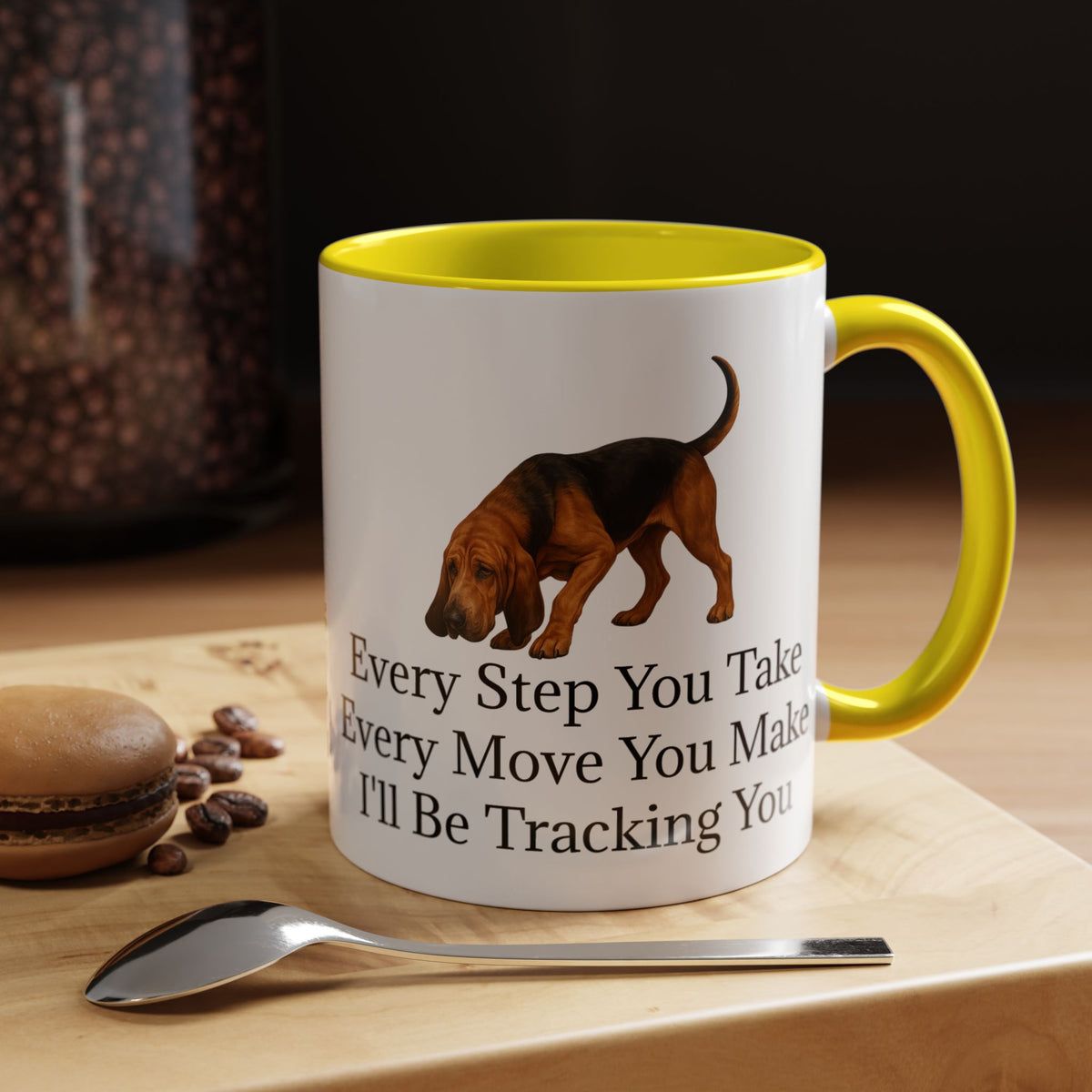Tracking You 2-Tone Coffee Mug