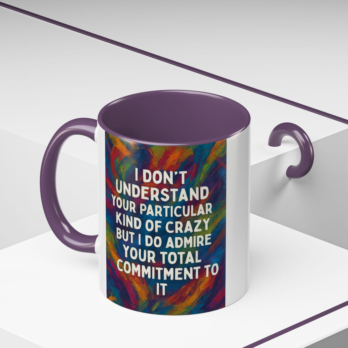 Kind Of Crazy 2-Tone Coffee Mug