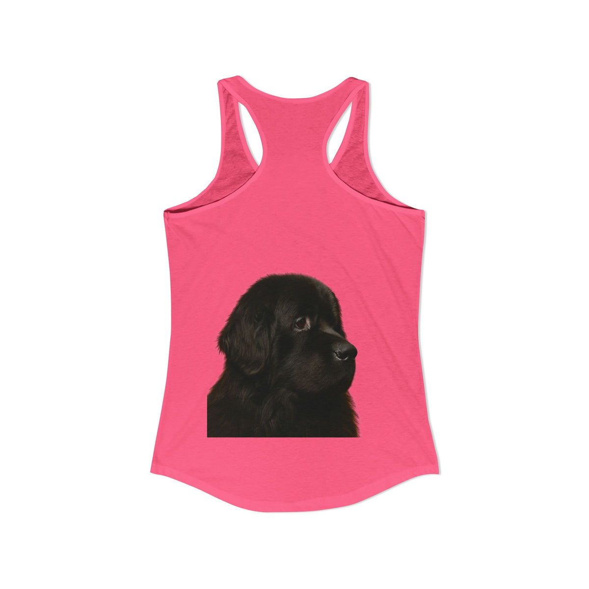 Newfie Head Women's Racerback Tank