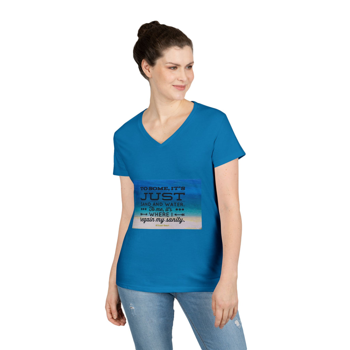 Dr. Beach Women's V-Neck Tee