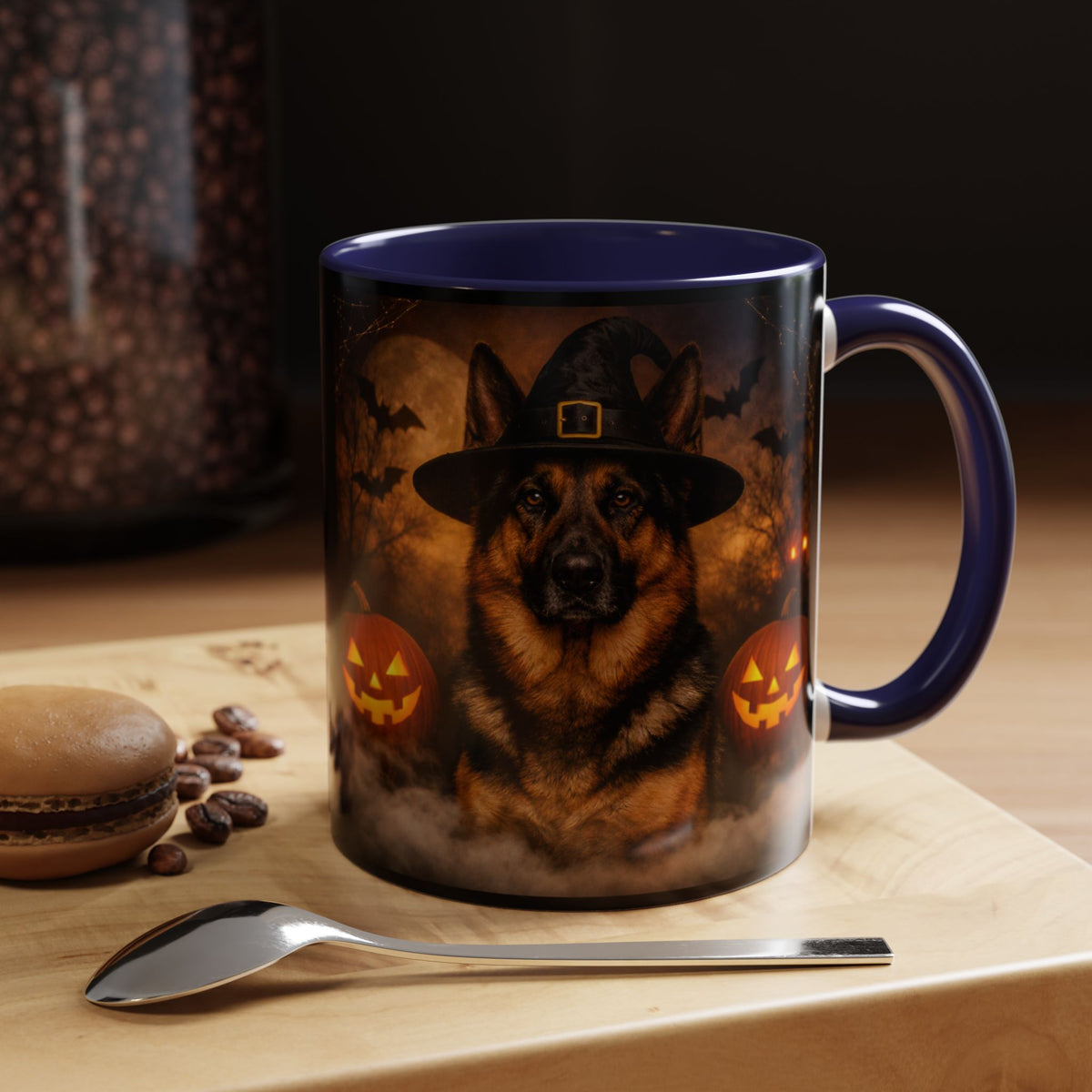 Witch Hat Pack German Shepherd 2-Tone Coffee Mug