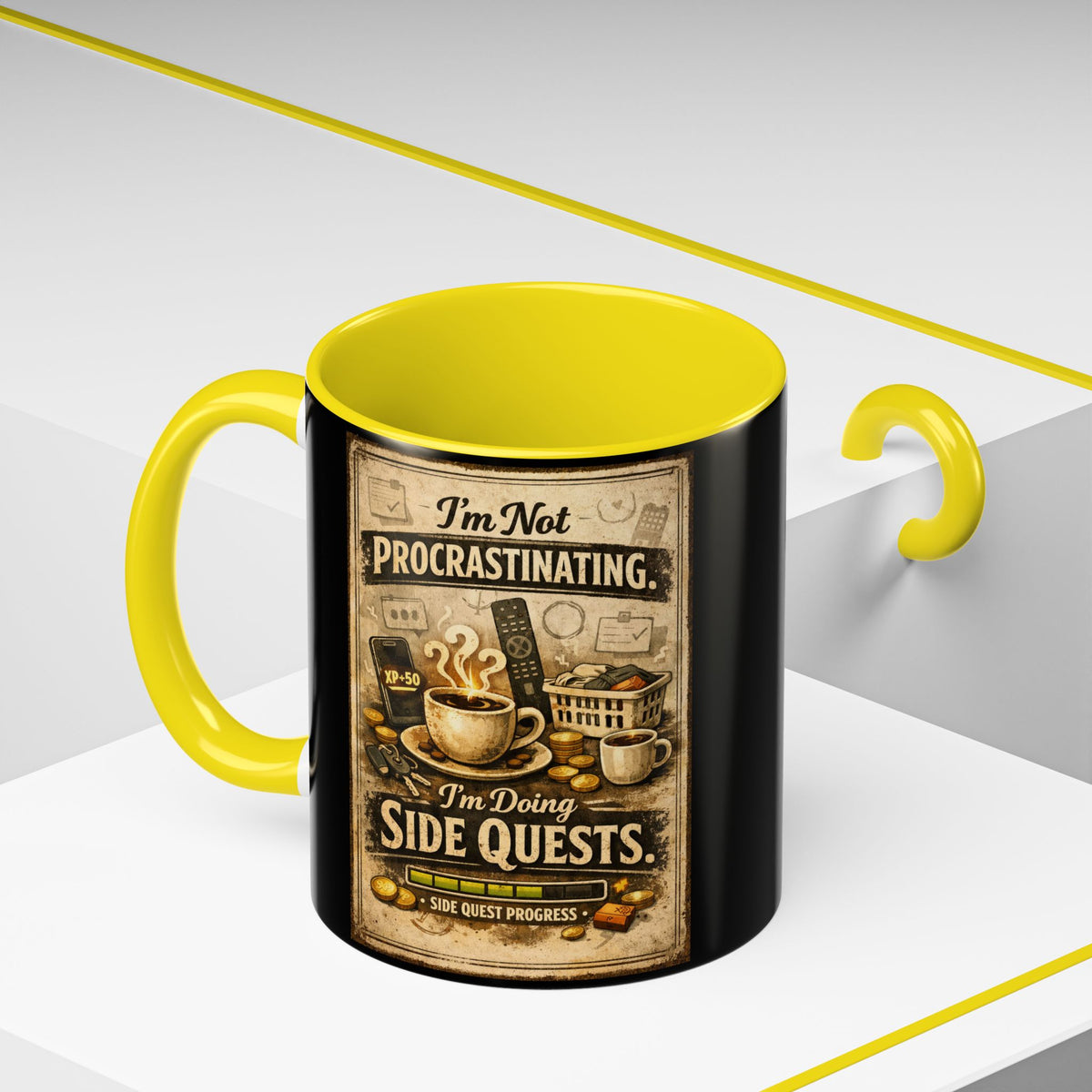 Procrastinating 2-Tone Coffee Mug