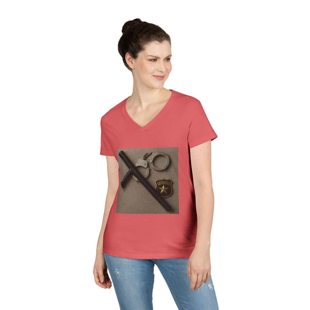 Law Enforcement Appreciation Women's V-Neck Tee