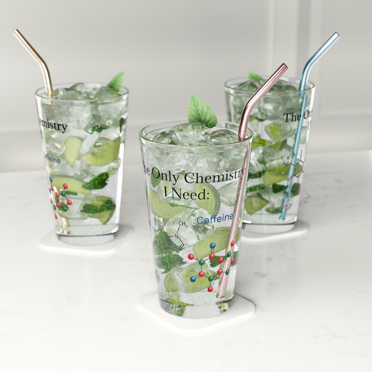 Chemistry Lesson Drinking Glass