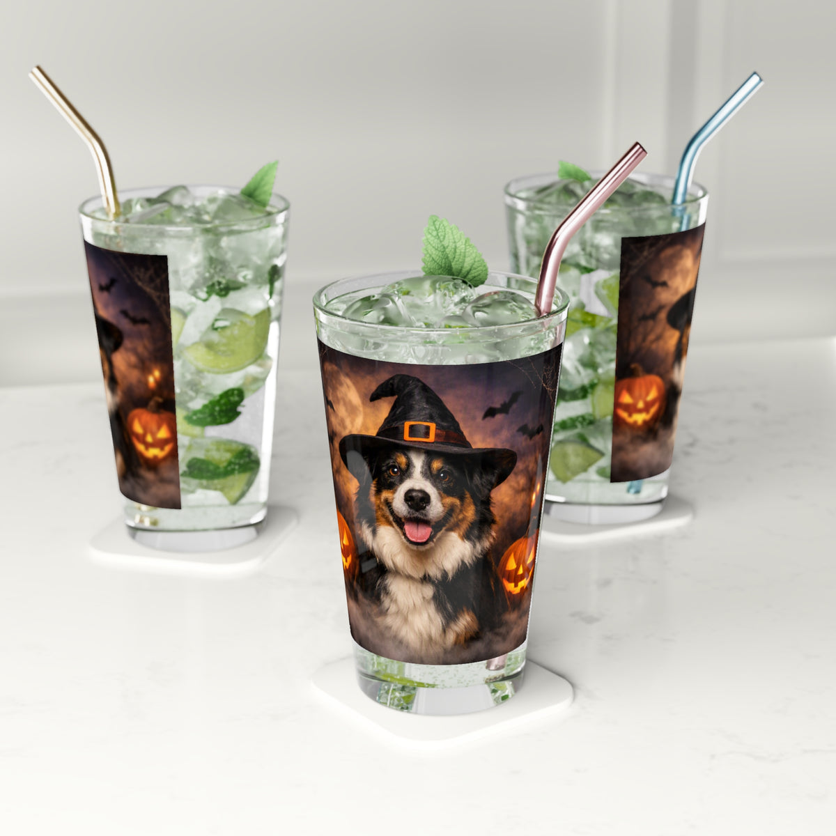 Witch Hat Pack Aussie Drinking Glass
