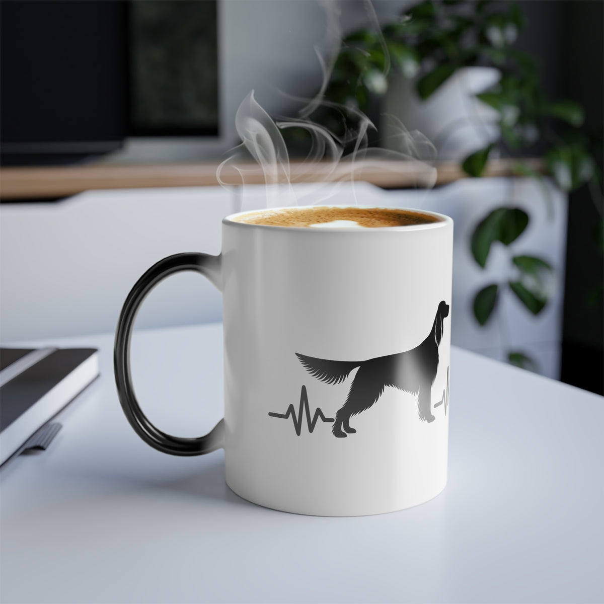 My Heart Beats For English Setters Color Changing Mug