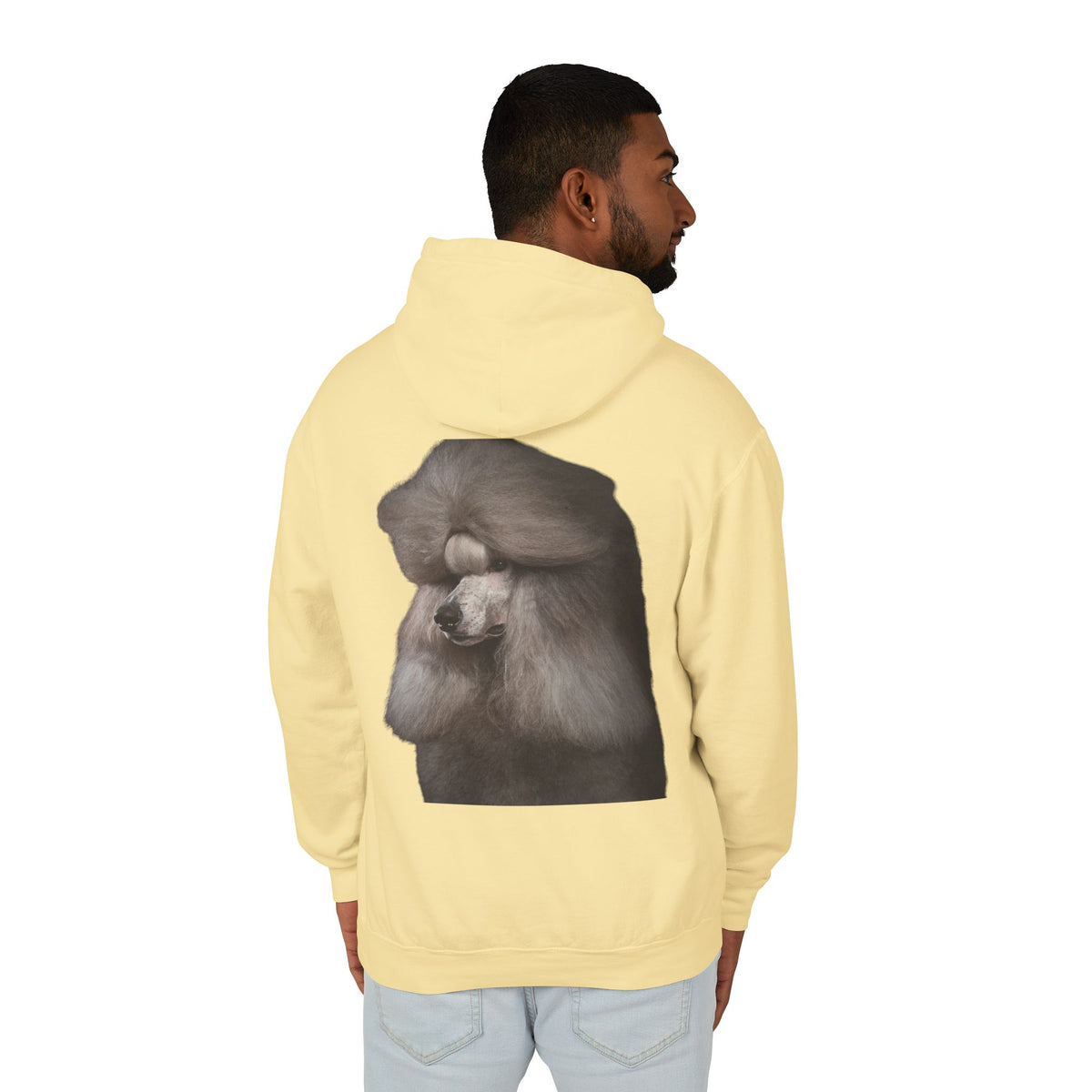 Poodle Head Unisex Lightweight Hoodie