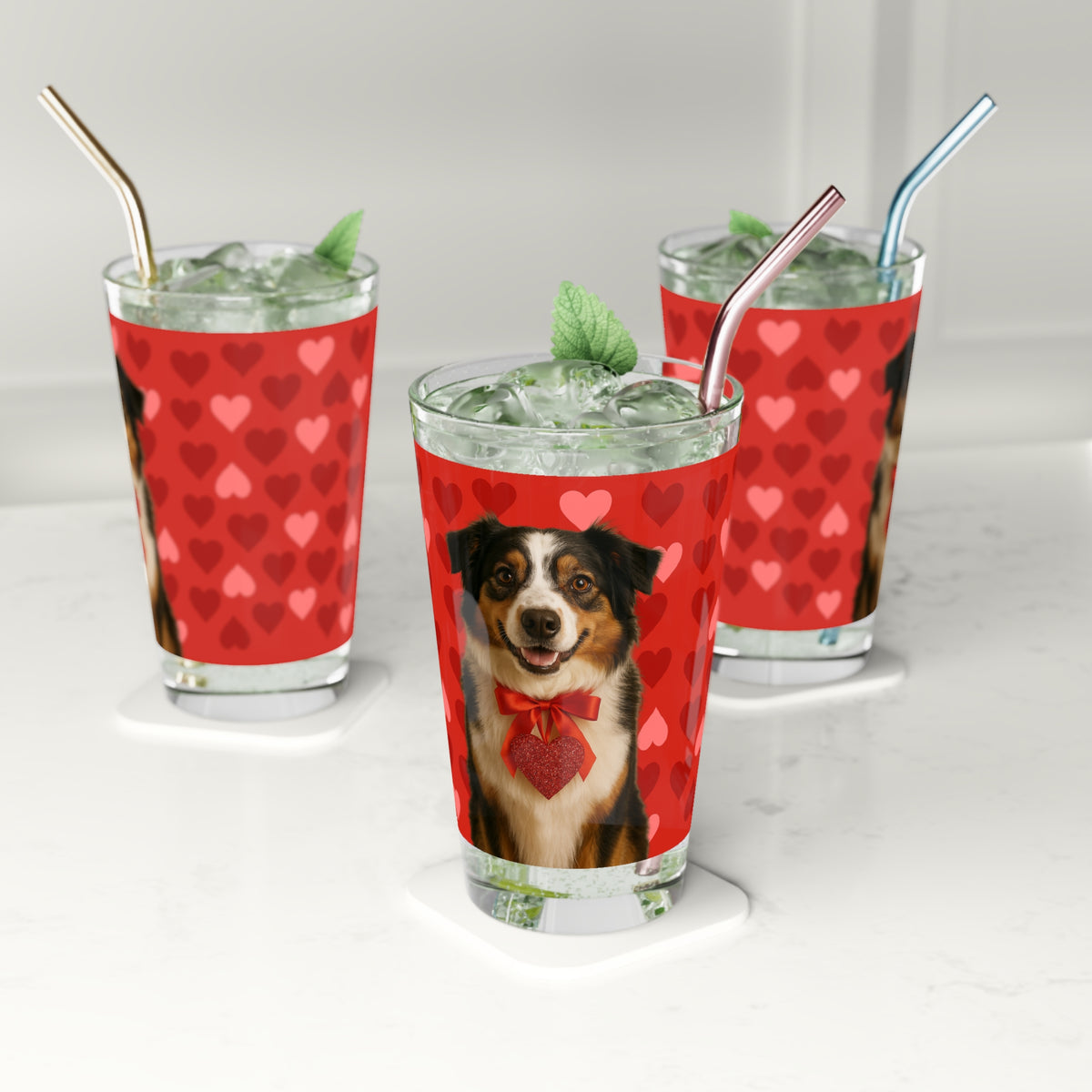 Cupid's Companion Aussie Drinking Glass