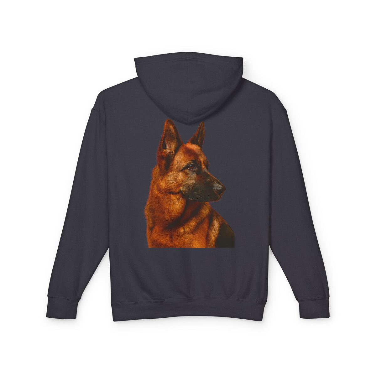 German Shepherd Head Unisex Lightweight Hoodie
