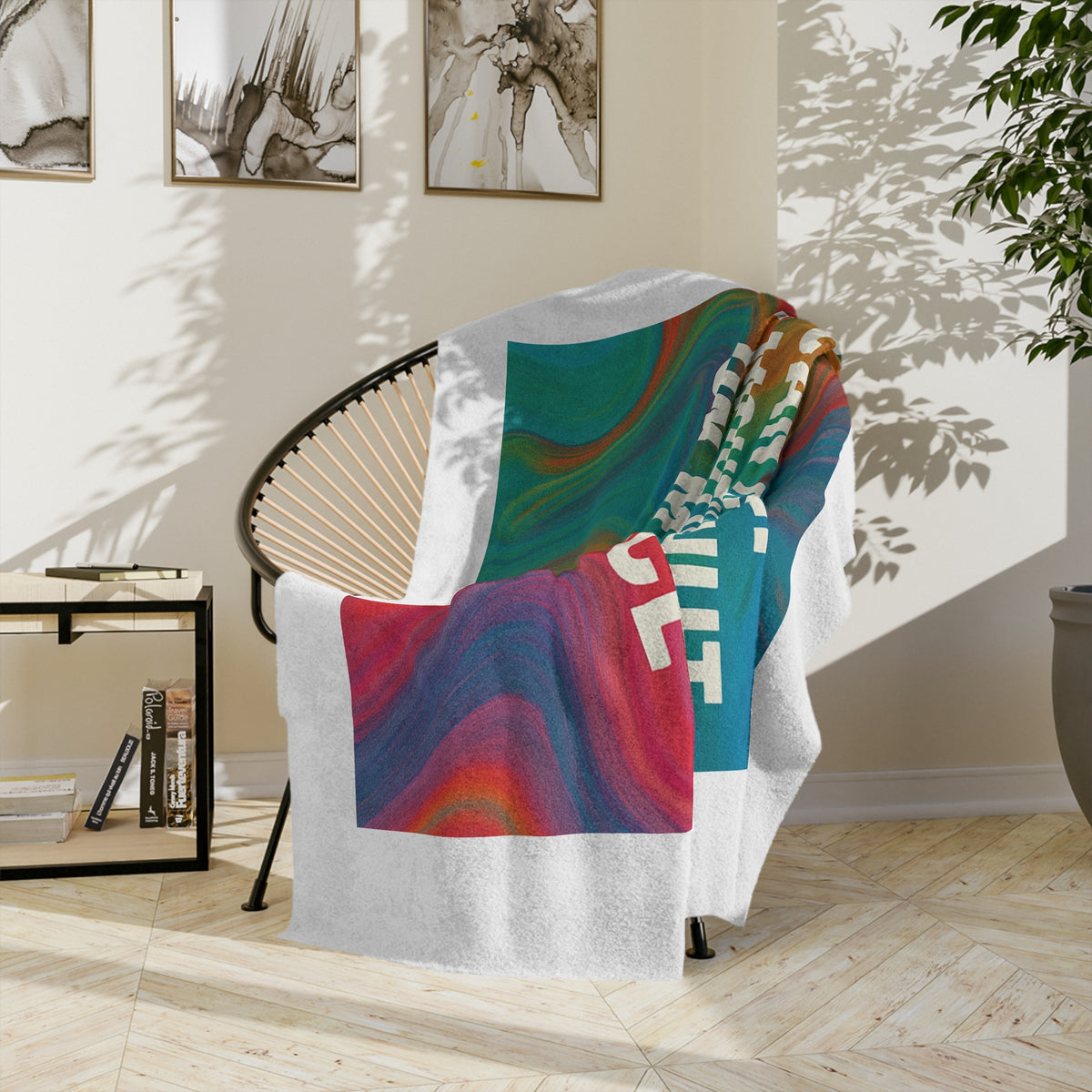 Subtitles Velveteen Microfiber Blanket