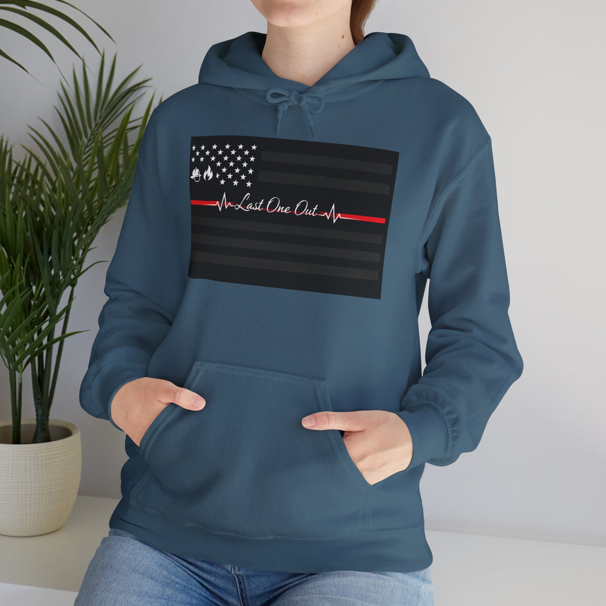 Thin Red Line Unisex Hoodie