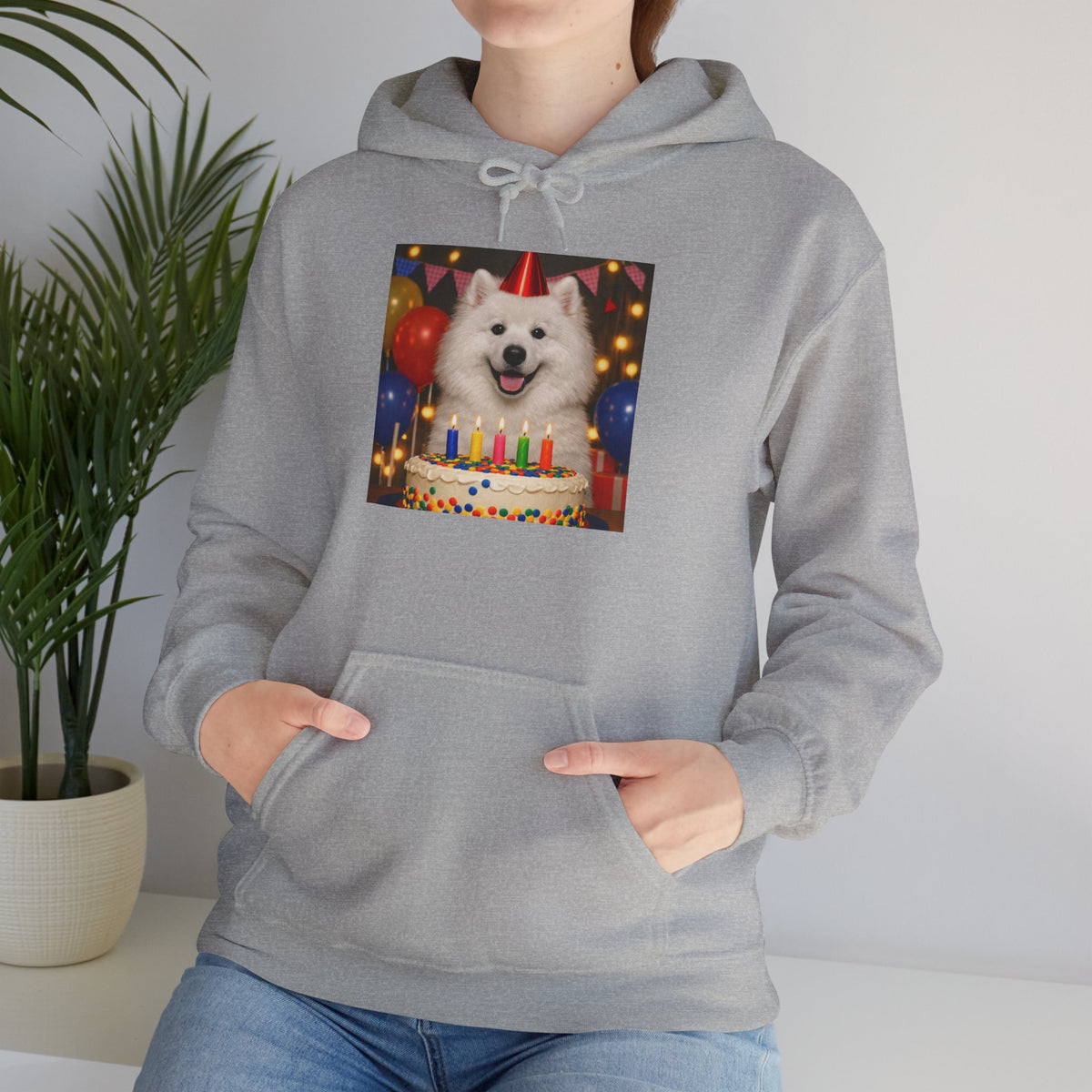 Birthday Buddy Samoyed Unisex Hoodie