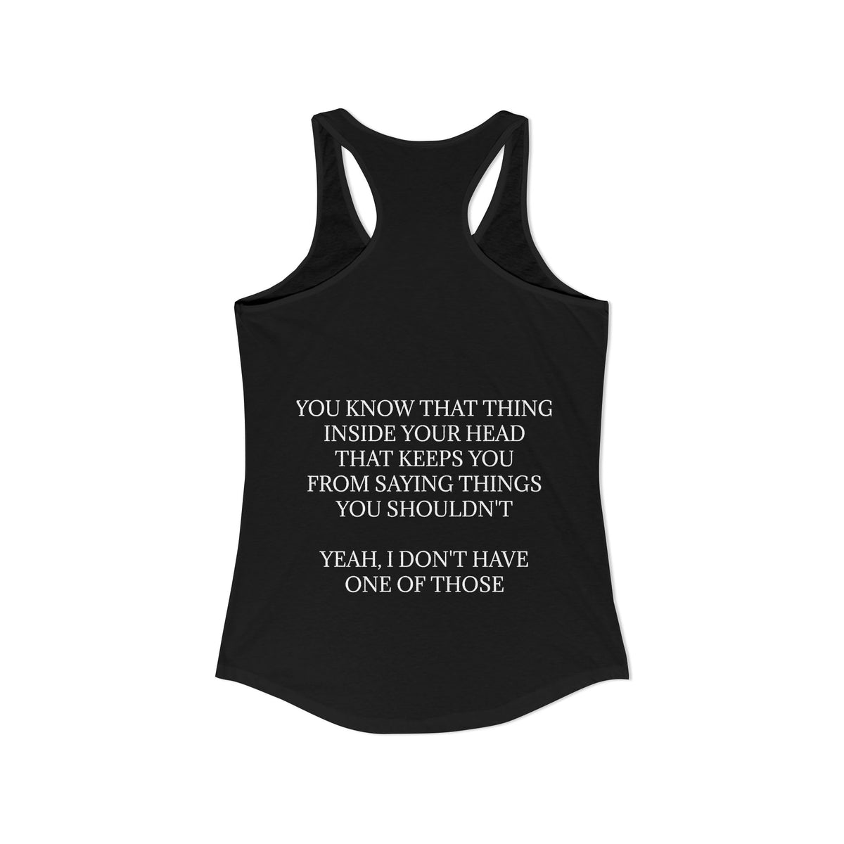 No Filter Women's Racerback Tank