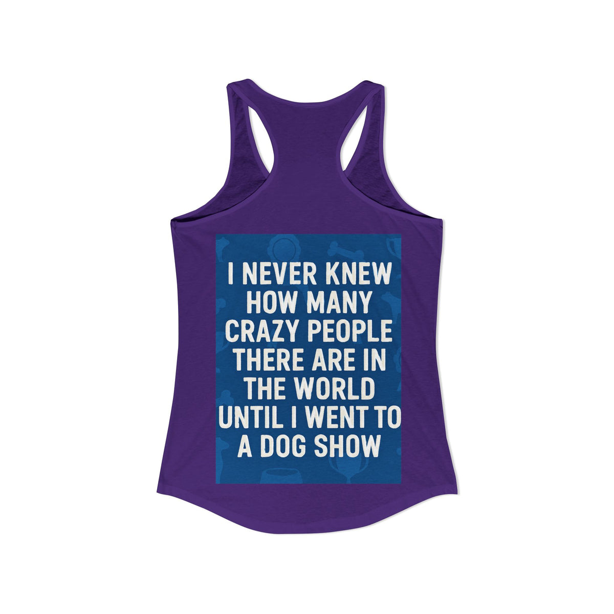 Never Knew Women's Racerback Tank