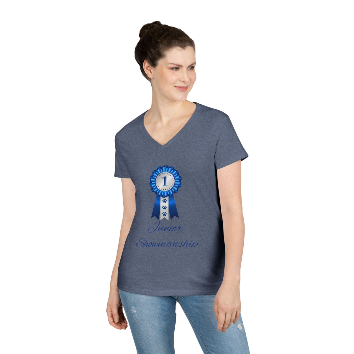 Junior Showmanship Women's V-Neck Tee