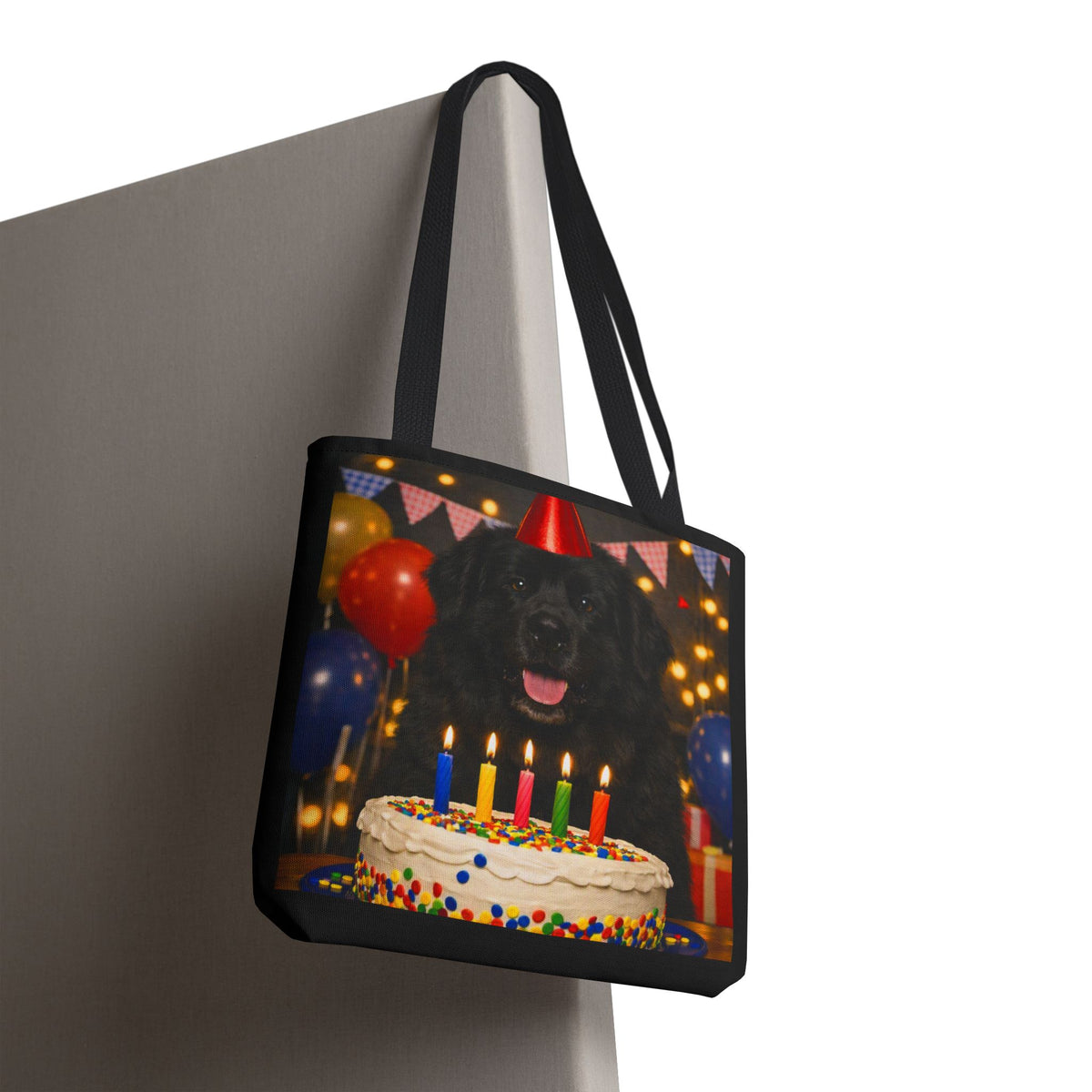 Birthday Buddy Newfie Tote Bag