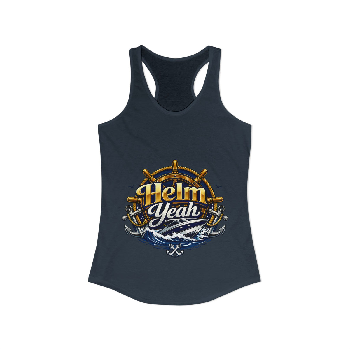 Helm Yeah Women's Racerback Tank