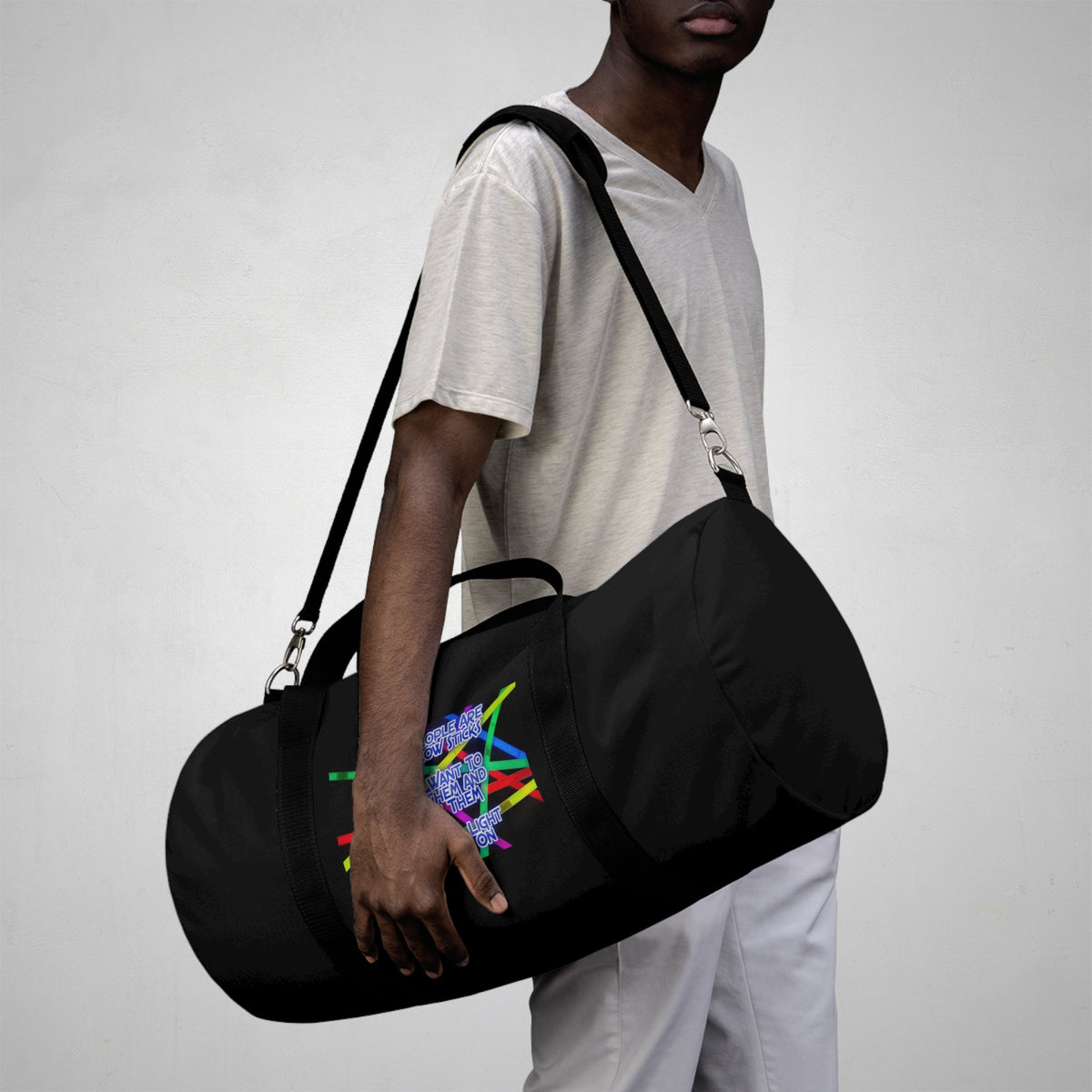 Glow Sticks Duffel Bag
