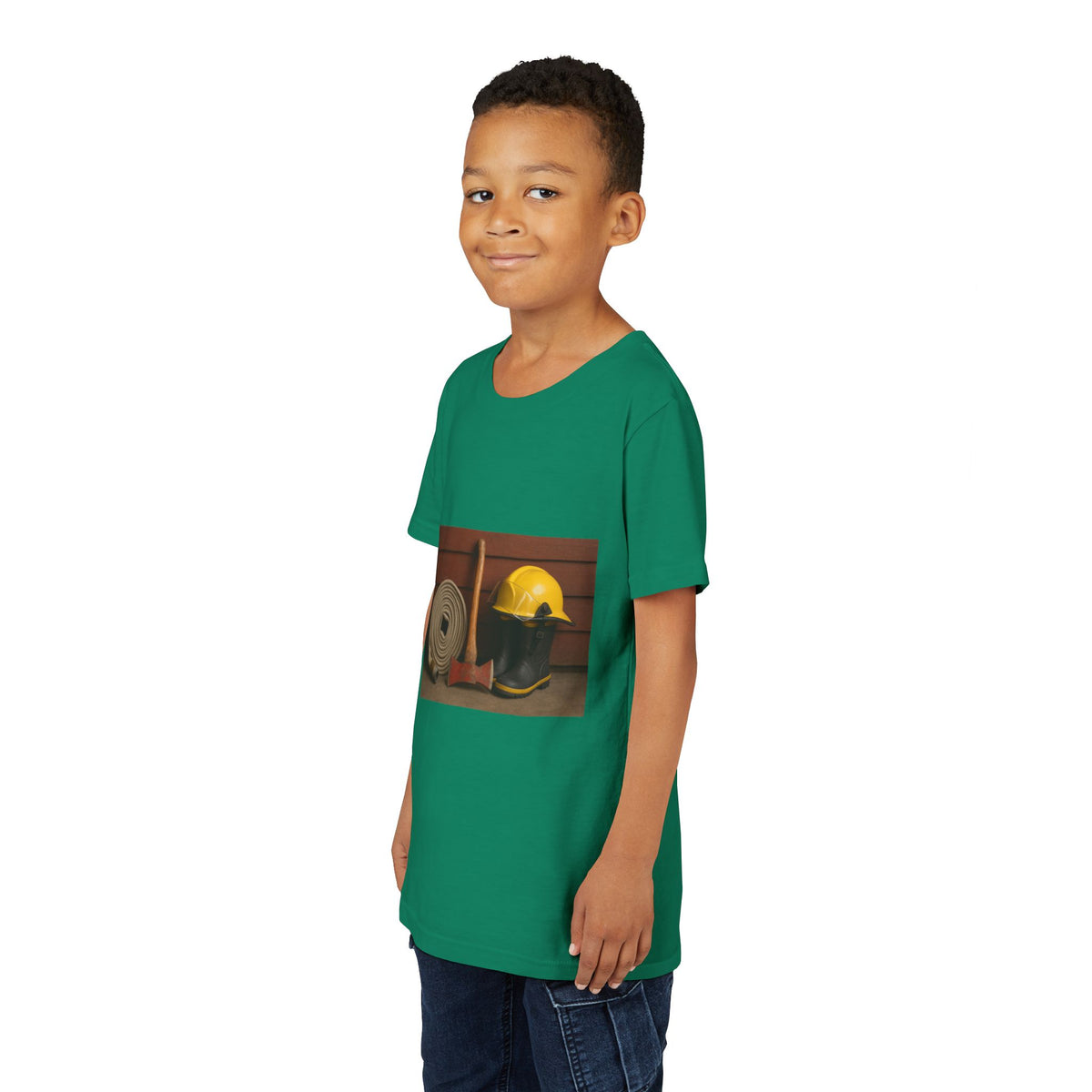 Fire/Rescue Appreciation Youth Unisex Short Sleeve Crewneck Tee