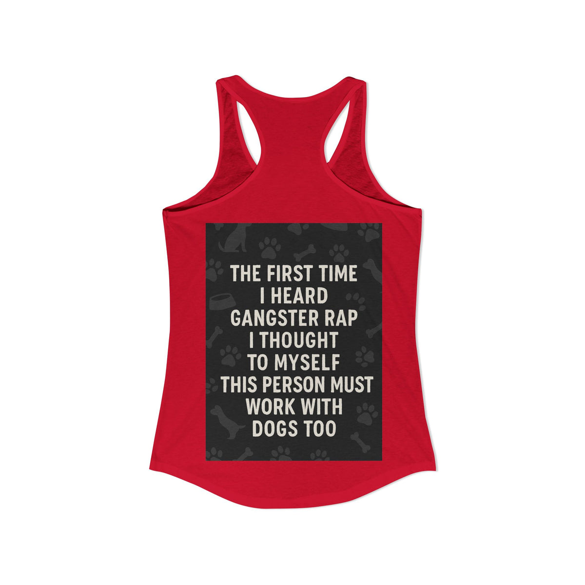 Gangster Rap Women's Racerback Tank
