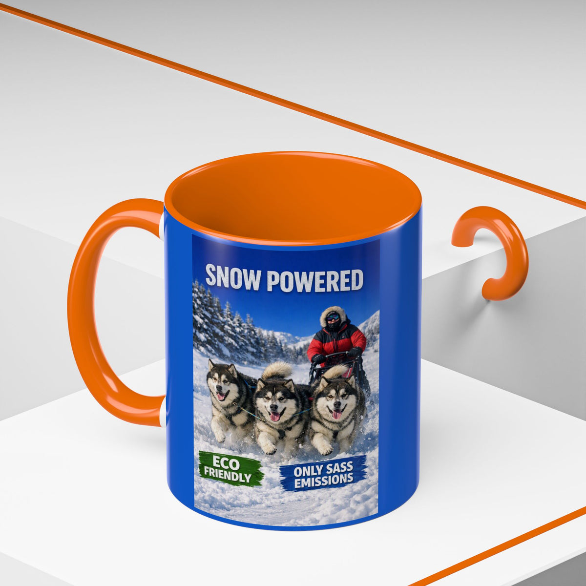 Snow Powered 2-Tone Coffee Mug