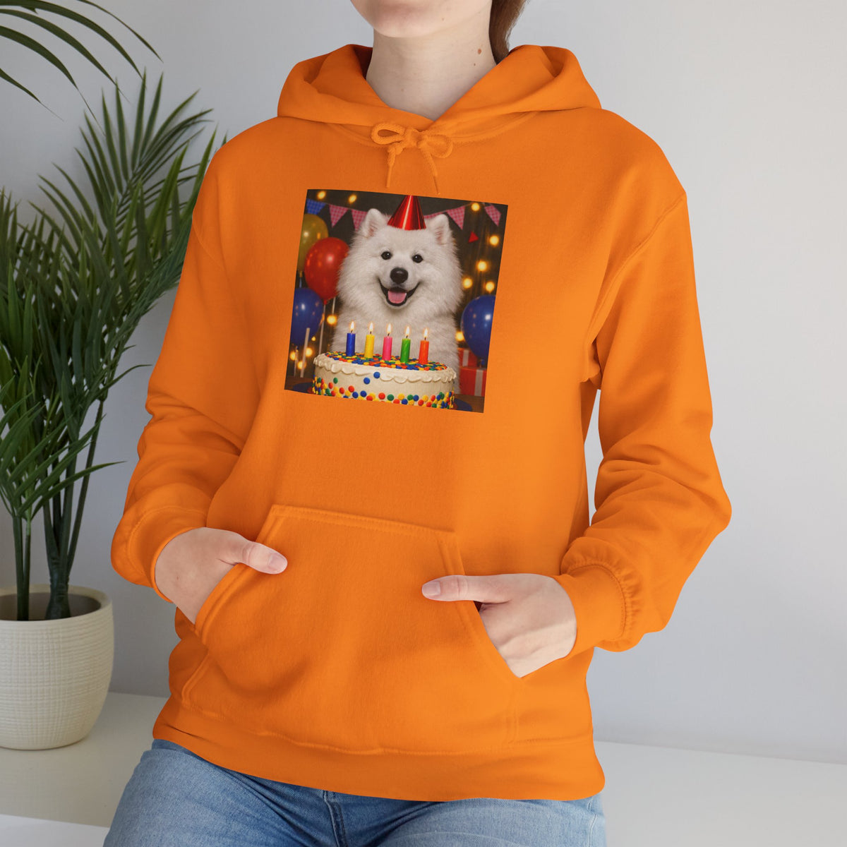 Birthday Buddy Samoyed Unisex Hoodie