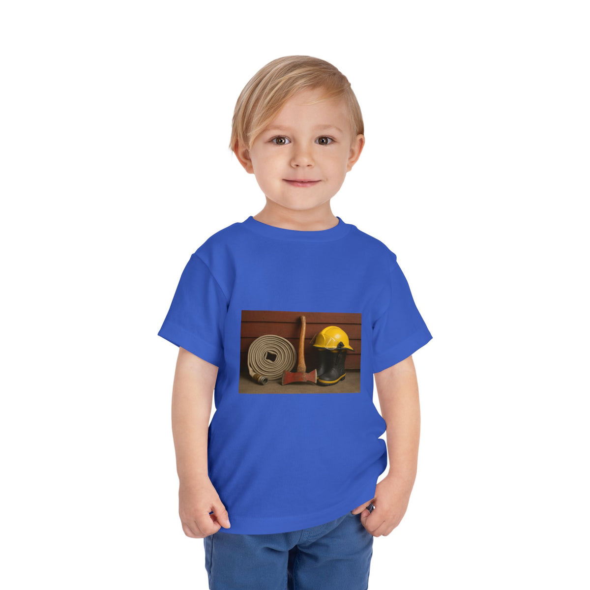 Fire/Rescue Appreciation Toddler Unisex Short Sleeve Crewneck Tee