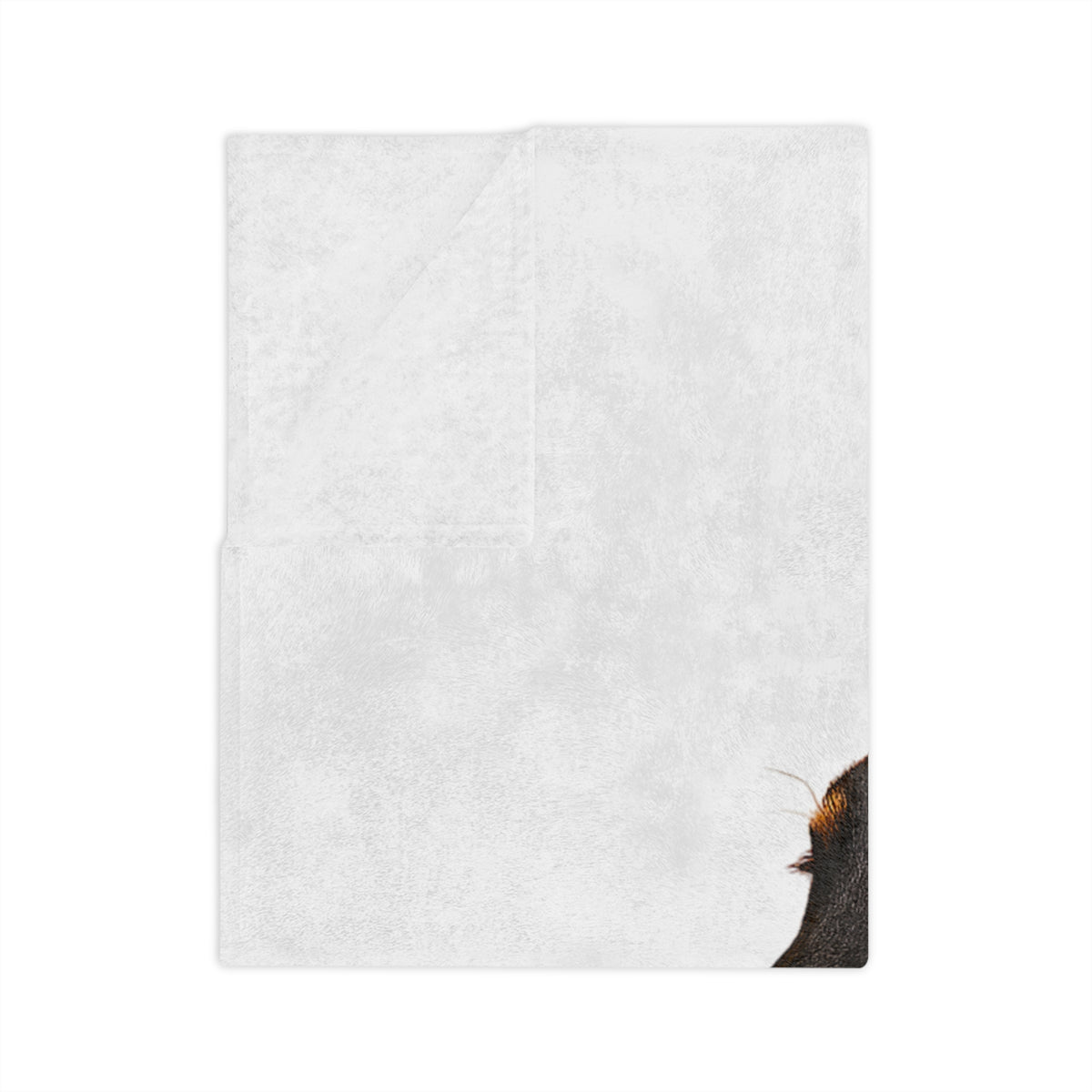 Doberman Head Velveteen Microfiber Blanket