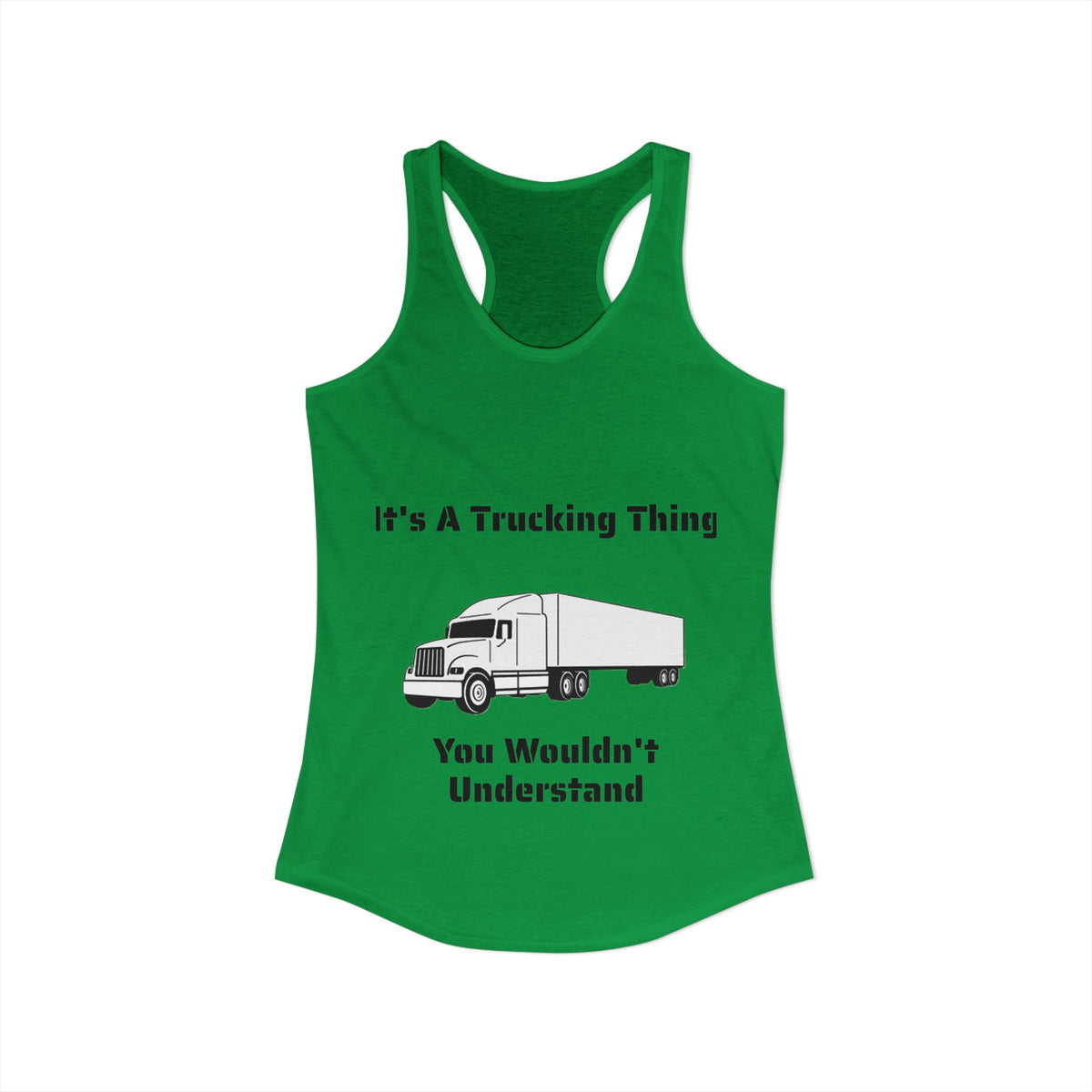 Trucking Thing Women's Racerback Tank
