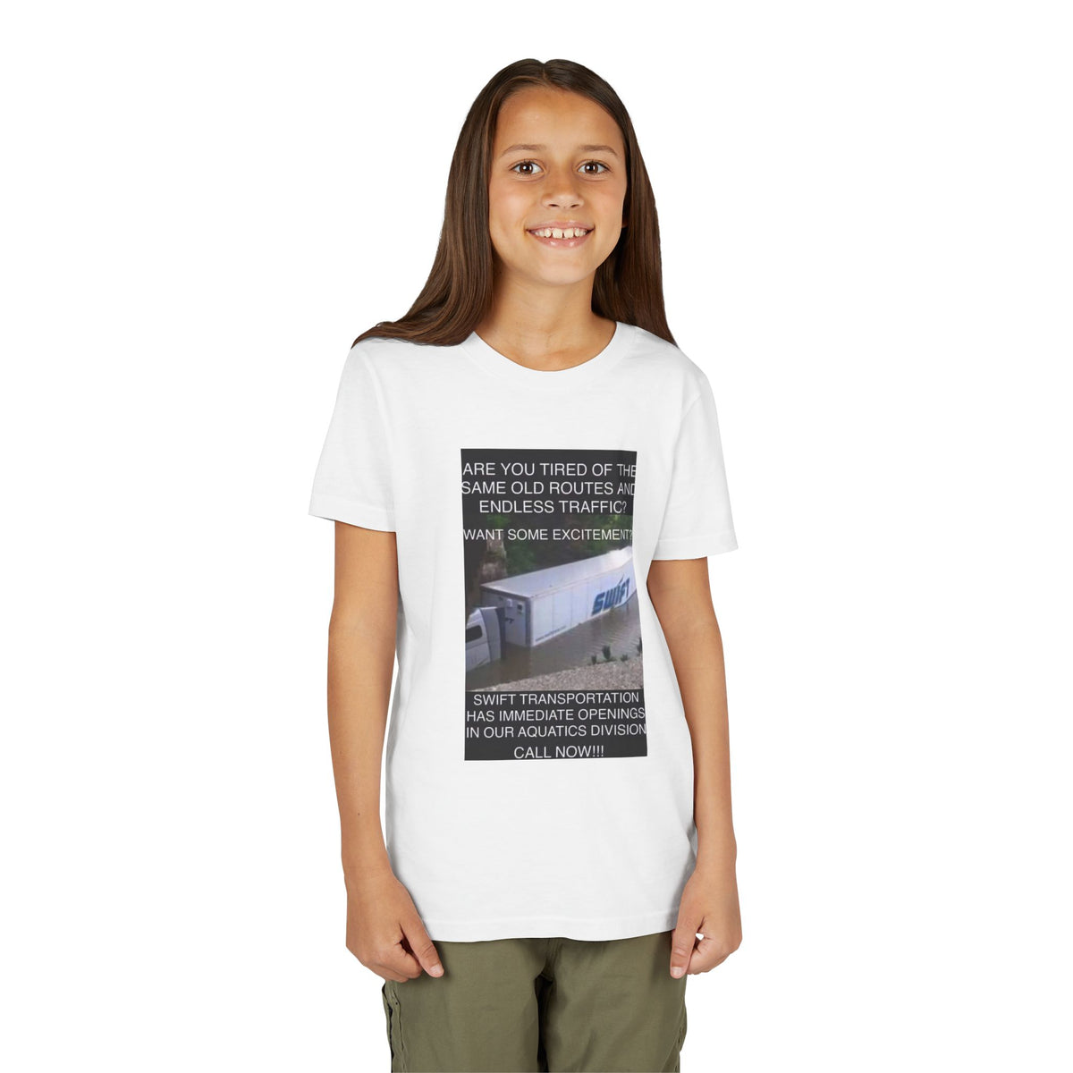 Swift Aquatics Youth Unisex Short Sleeve Crewneck Tee