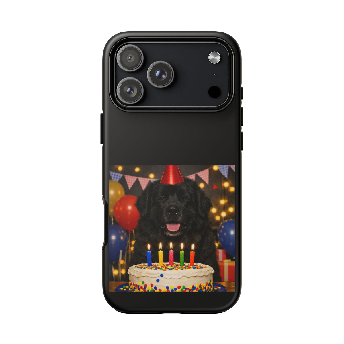 Birthday Buddy Newfie iPhone Case