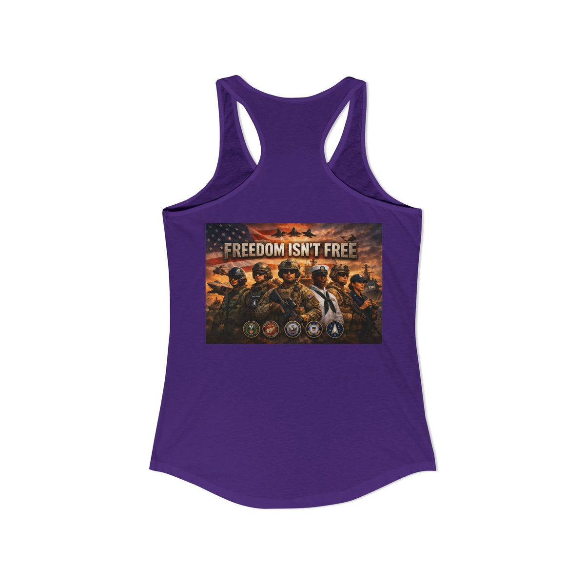 Freedom Isn't Free Women's Racerback Tank