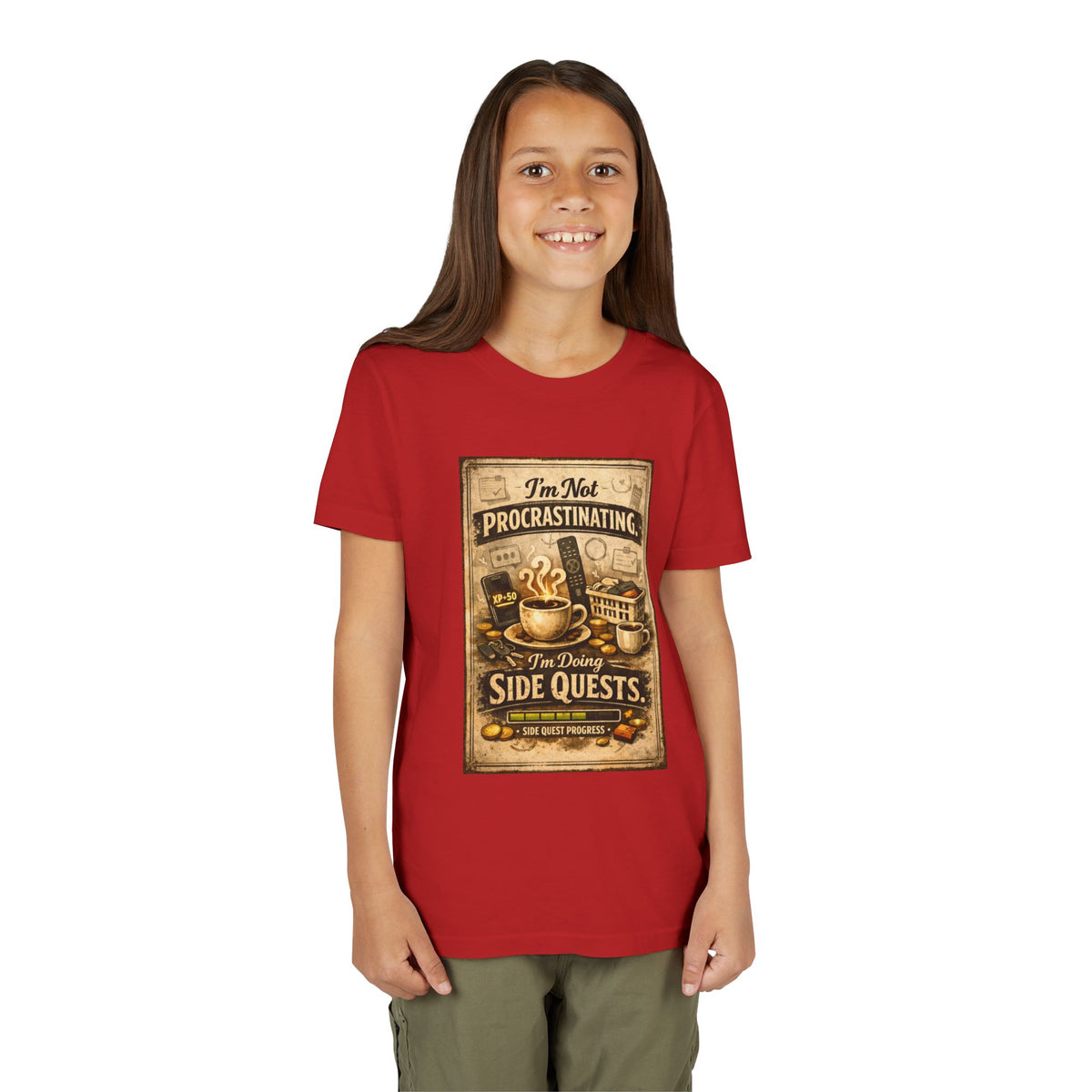 Procrastinating Youth Unisex Short Sleeve Crewneck Tee