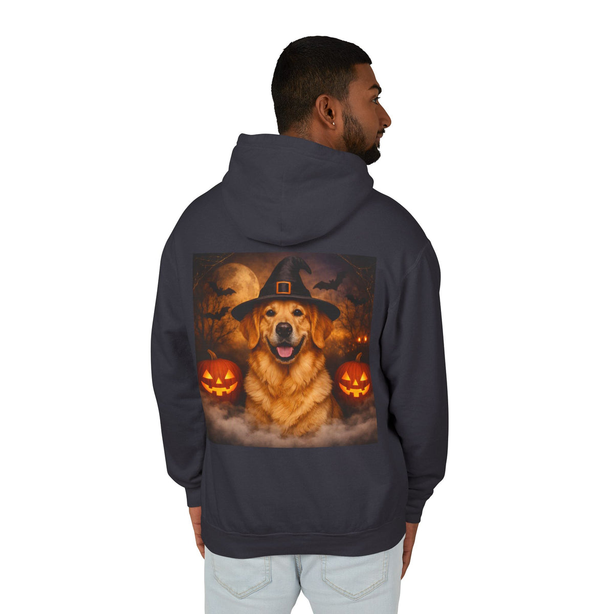 Witch Hat Pack Golden Unisex Lightweight Hoodie