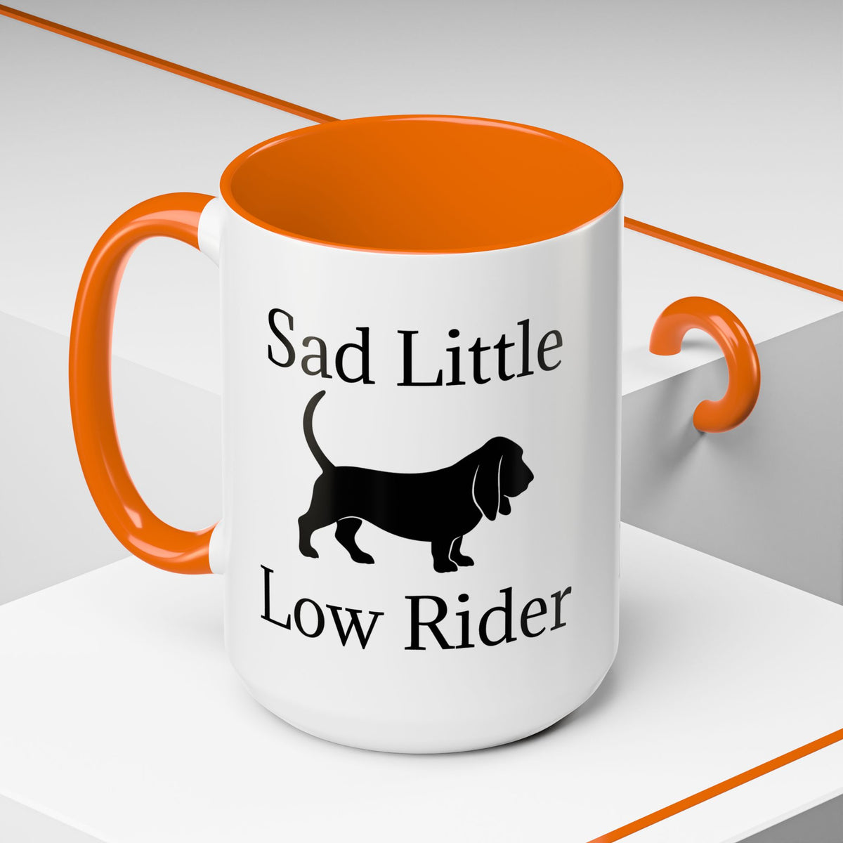 Sad Little Low Rider 2-Tone Coffee Mug
