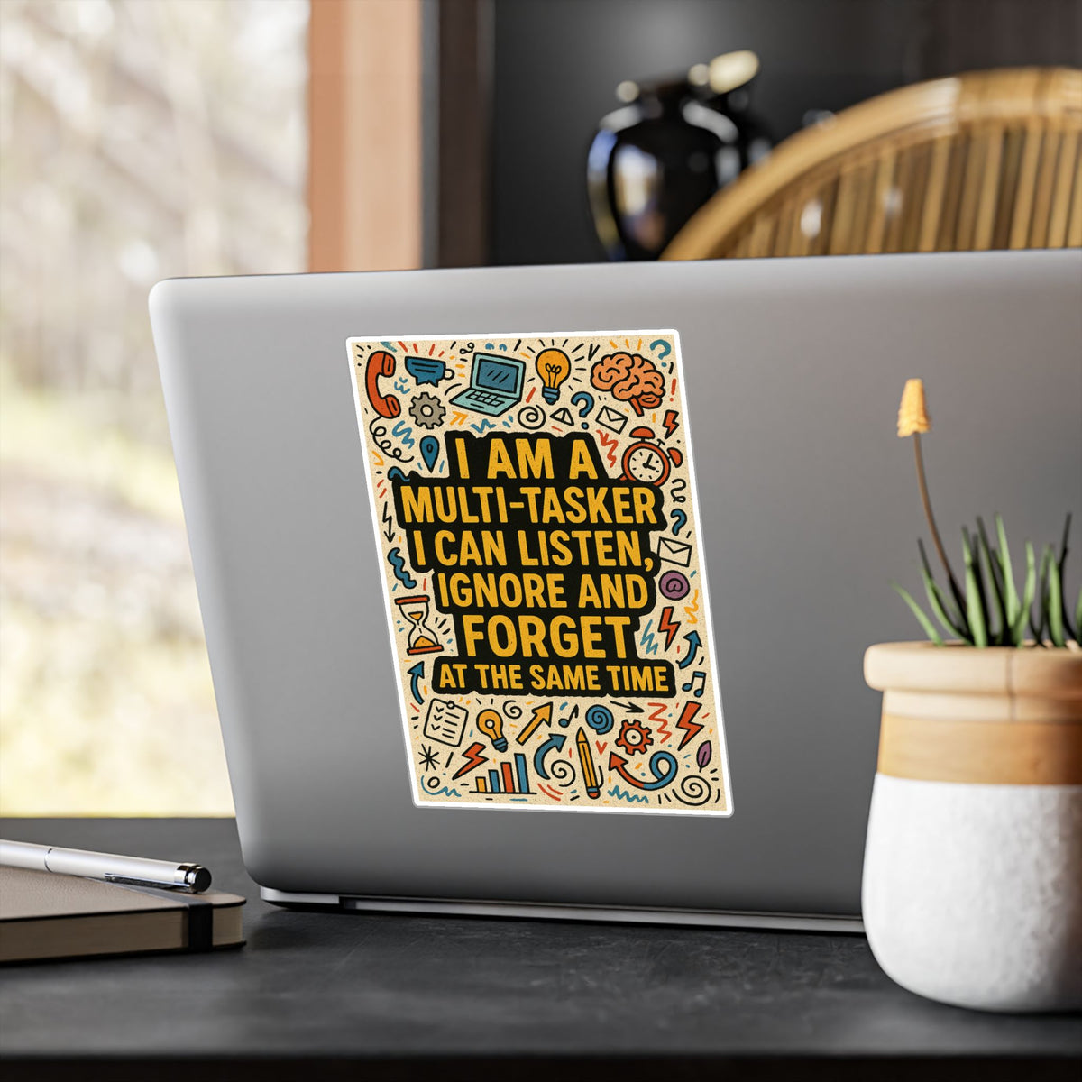 Multi-Tasker Vinyl Decal
