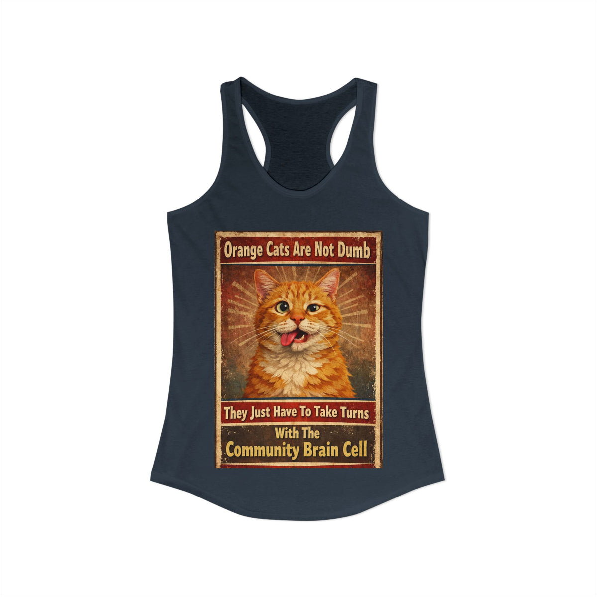 Community Brain Cell Women's Racerback Tank
